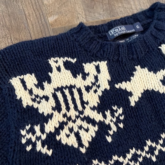 Vintage Polo by Ralph Lauren cotton sweater - Picture 3 of 4